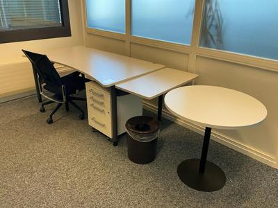 Overview picture of Desk set up